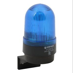 WERMA 21550055 Industrial Tall Signal Beacon, 58mm, Blue, Flashing Strobe, IP65, Bracket Mount, 24 VDC | CV6MAP