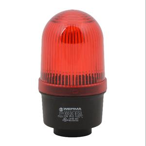 WERMA 21910000 Incandescent Industrial Tall Signal Beacon, 57mm, Red, Permanent, IP65, Tube Mount | CV6MAR