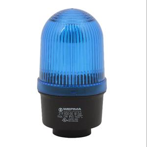 WERMA 21950000 Industrie-Hochsignalleuchte mit Glühlampe, 57 mm, blau, dauerhaft, IP65, Rohrmontage | CV6MBL