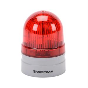 WERMA 26011074 LED Industrial Signal Beacon, 62mm, Red, Permanent Or Blinking, IP66, Modular Mount | CV6MEP