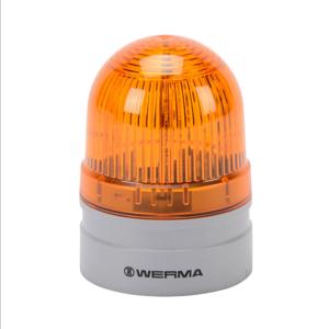 WERMA 26031060 LED-Industriesignalleuchte, 62 mm, gelb, permanent oder blinkend, IP66, modulare Montage | CV6MFB
