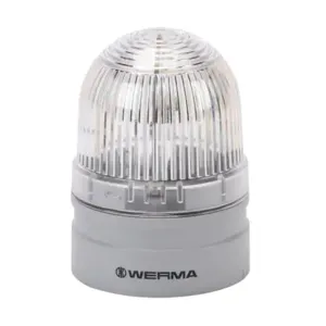 WERMA 26043075 LED Industrial Signal Beacon, 62mm, Red/Yellow/Green, Permanent, IP66, Modular Mount | CV6MFP