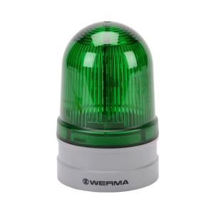WERMA 26121070 LED-Industriesignalleuchte, 85 mm, grün, permanent oder blinkend, IP66, modulare Montage | CV6MGE