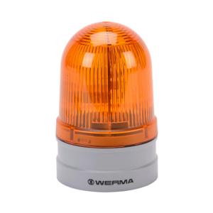 WERMA 26131060 LED Industrial Signal Beacon, 85mm, Yellow, Permanent Or Blinking, IP66, Modular Mount | CV6MGK