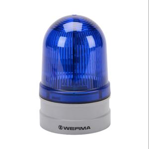 WERMA 26151060 LED Industrial Signal Beacon, 85mm, Blue, Permanent Or Blinking, IP66, Modular Mount | CV6MHA