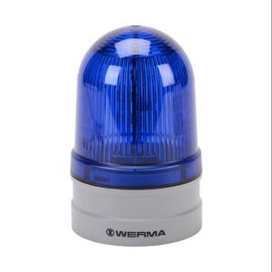 WERMA 26151070 LED-Industriesignalleuchte, 85 mm, blau, permanent oder blinkend, IP66, modulare Montage | CV6MHB