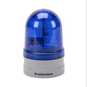 WERMA 26152070 LED Industrial Signal Beacon, 85mm, Blue, Double Flash Or Evs Flashing, IP66 | CV6MHD