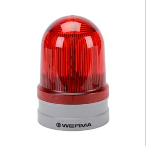 WERMA 26212060 LED-Industriesignalleuchte, 120 mm, rot, Doppelblitz oder Evs-Blinken, IP66 | CV6MHJ