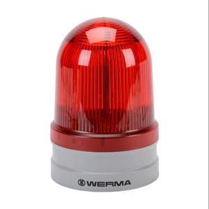 WERMA 26212070 LED Industrial Signal Beacon, 120mm, Red, Double Flash Or Evs Flashing, IP66 | CV6MHK
