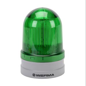 WERMA 26221070 LED-Industriesignalleuchte, 120 mm, grün, permanent oder blinkend, IP66, modulare Montage | CV6MHP