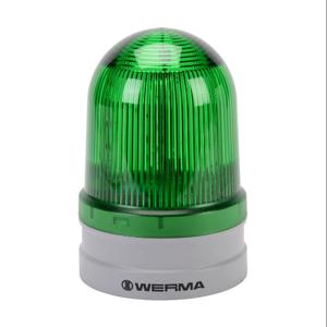 WERMA 26222060 LED-Industriesignalleuchte, 120 mm, grün, Doppelblitz oder Evs-Blinken, IP66 | CV6MHQ