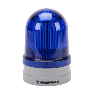 WERMA 26251070 LED Industrial Signal Beacon, 120mm, Blue, Permanent Or Blinking, IP66, Modular Mount | CV6MJJ