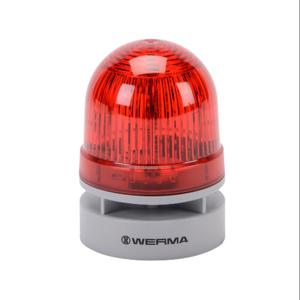 WERMA 46011060 Akustisch-visuelle LED-Signalleuchte, 95 dB auf 1 m, Dauer-/Impulston | CV6MJP