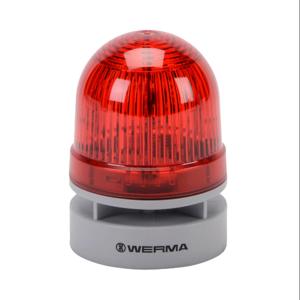 WERMA 46011075 Akustisch-visuelle LED-Signalleuchte, 95 dB auf 1 m, Dauer-/Impulston | CV6MJR