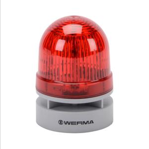 WERMA 46012060 Akustisch-visuelle LED-Signalleuchte, 95 dB auf 1 m, Dauer-/Impulston | CV6MJT