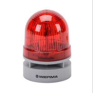 WERMA 46012074 Akustisch-visuelle LED-Signalleuchte, 95 dB auf 1 m, Dauer-/Impulston | CV6MJU