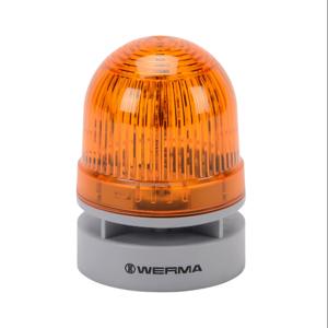 WERMA 46031060 LED Audible-Visual Signal Beacon, 95 Db At 1m, Continuous/Pulse Tone | CV6MKC