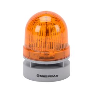 WERMA 46031074 LED Audible-Visual Signal Beacon, 95 Db At 1m, Continuous/Pulse Tone | CV6MKD