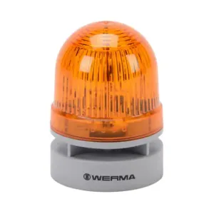 WERMA 46031075 LED Audible-Visual Signal Beacon, 95 Db At 1m, Continuous/Pulse Tone | CV6MKE