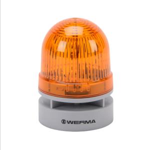 WERMA 46032074 Akustisch-visuelle LED-Signalleuchte, 95 dB auf 1 m, Dauer-/Impulston | CV6MKG