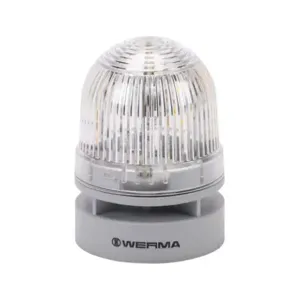 WERMA 46041074 LED Audible-Visual Signal Beacon, 95 Db At 1m, Continuous/Pulse Tone | CV6MKK