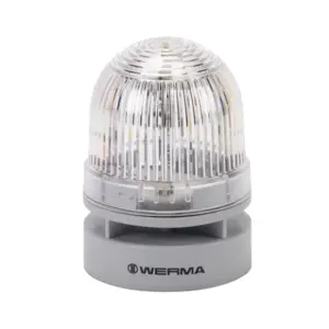 WERMA 46042060 LED Audible-Visual Signal Beacon, 95 Db At 1m, Continuous/Pulse Tone | CV6MKM