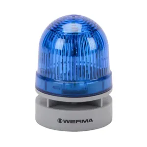 WERMA 46051060 LED Audible-Visual Signal Beacon, 95 Db At 1m, Continuous/Pulse Tone | CV6MKQ