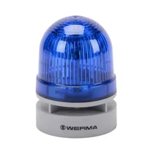 WERMA 46052060 LED Audible-Visual Signal Beacon, 95 Db At 1m, Continuous/Pulse Tone | CV6MKU