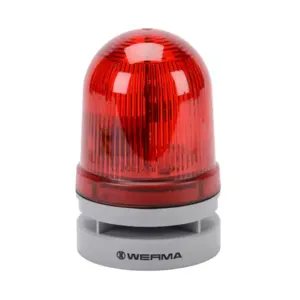 WERMA 46112060 LED Audible-Visual Signal Beacon, 110 Db At 1m, Selectable Tone | CV6MKZ