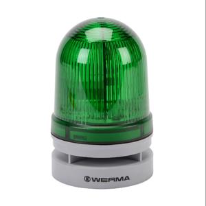 WERMA 46121060 Akustisch-visuelle LED-Signalleuchte, 110 dB bei 1 m, wählbarer Ton, dauerhaft oder blinkend | CV6MLB