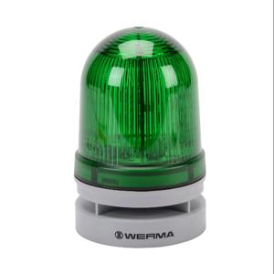 WERMA 46121070 Akustisch-visuelle LED-Signalleuchte, 110 dB bei 1 m, wählbarer Ton, dauerhaft oder blinkend | CV6MLC