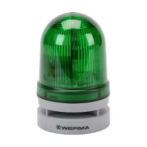 WERMA 46122060 LED Audible-Visual Signal Beacon, 110 Db At 1m, Selectable Tone | CV6MLD