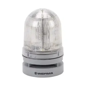 WERMA 46141070 LED Audible-Visual Signal Beacon, 110 Db At 1m, Selectable Tone, Permanent Or Blinking | CV6MLL