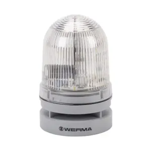 WERMA 46142070 LED Audible-Visual Signal Beacon, 110 Db At 1m, Selectable Tone | CV6MLN