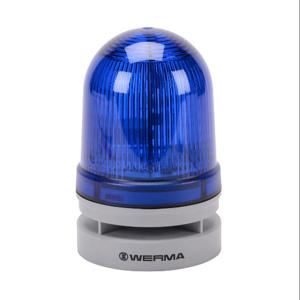 WERMA 46151060 Akustisch-visuelle LED-Signalleuchte, 110 dB bei 1 m, wählbarer Ton, dauerhaft oder blinkend | CV6MLP