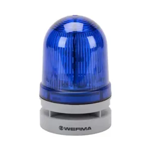 WERMA 46151070 LED Audible-Visual Signal Beacon, 110 Db At 1m, Selectable Tone, Permanent Or Blinking | CV6MLQ