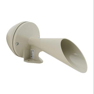 WERMA 57005255 Akustisches Signalhorn mit Trompete, 108 dB auf 1 m, 100 Hz Tonfrequenz, Dauerton | CV6TAP