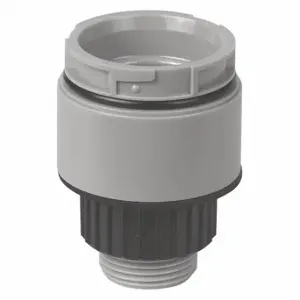 WERMA 63072000 Tower Adapter, KombiSIGN 40, Gray, KombiSIGN 40 Series Terminal Elements, Polycarbonate | CU9VWN 452R68