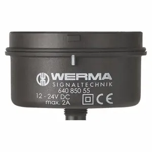 WERMA 64088000 Terminal Element, KombiSIGN 71, Black | CU9WCL 452T10