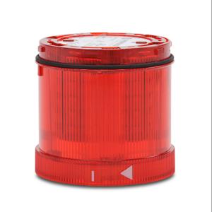 WERMA 64413075 Light Element, 70mm Dia., Red, Rotating Light Function, 24 VAC/VDC, Colored Lens, IP65 | CV6PFM