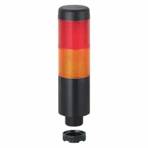 WERMA 69813075 Tower Light Assembly, 2 Light, Red/Yellow, Flashing/Steady, Steady, LED, 37 mm Dia | CU9VXH 452U08