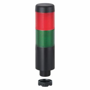 WERMA 69912075 Tower Light Assembly, 2 Lights, Green/Red, Flashing/Steady, Steady, LED | CU9VWY 452T87
