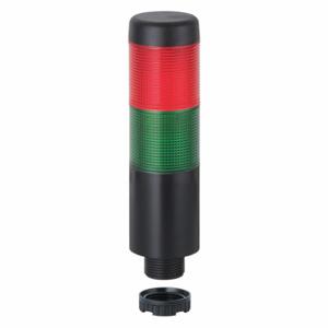 WERMA 69922075 Tower Light Assembly, 2 Lights, Green/Red, Flashing/Steady, Steady, LED | CU9VWW 452T90