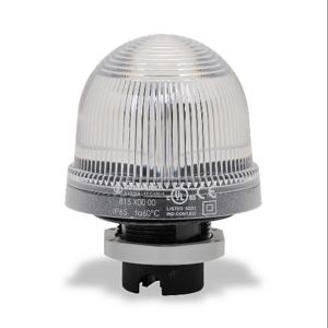 WERMA 81540000 Incandescent Industrial Signal Beacon, 75mm, Clear/White, Permanent, IP65, 37mm Mount | CV6MLX