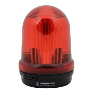 WERMA 82610000 Incandescent Industrial Signal Beacon, 98mm, Red, Permanent, IP65, Base Mount | CV6MNG