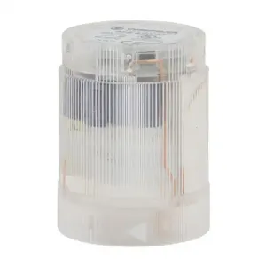 WERMA 84842055 Light Element, 50mm Dia., Clear/White, Flashing Light Function, 24 VDC, Clear Lens, IP54 | CV6PHJ