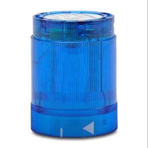 WERMA 84851067 Lichtelement, 50 mm Durchmesser, blau, Blinklichtfunktion, 115 VAC, farbige Linse, IP54 | CV6PHM