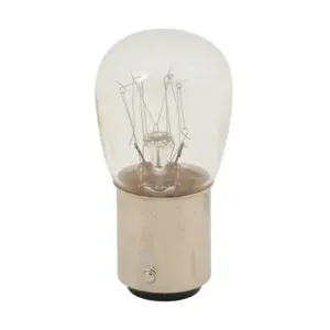 WERMA 95582638 Bulb, Incandescent, Replacement, 230 VAC, Ba15D Bayonet, Clear, 15W | CV6MZW