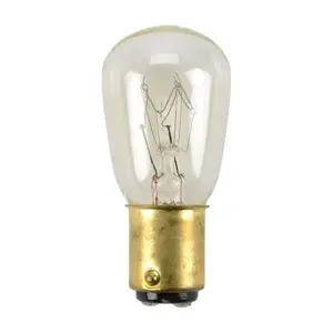 WERMA 95582737 Bulb, Incandescent, Replacement, 115 VAC/VDC, Ba15D Bayonet, Clear, 25W | CV6MZY