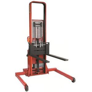 WESCO 261055-PD Adjustable Fork And Base Power Drive Stacker, 86 Inch Lift | AG7JNR PASFL-86-42-3550S-2K-PD